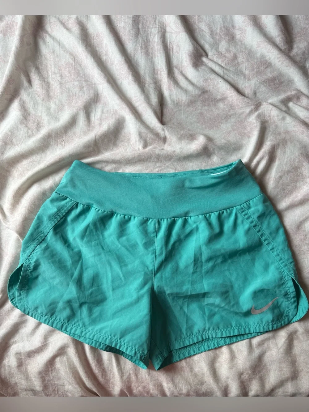 Nike Women's Teal Athletic Running Shorts